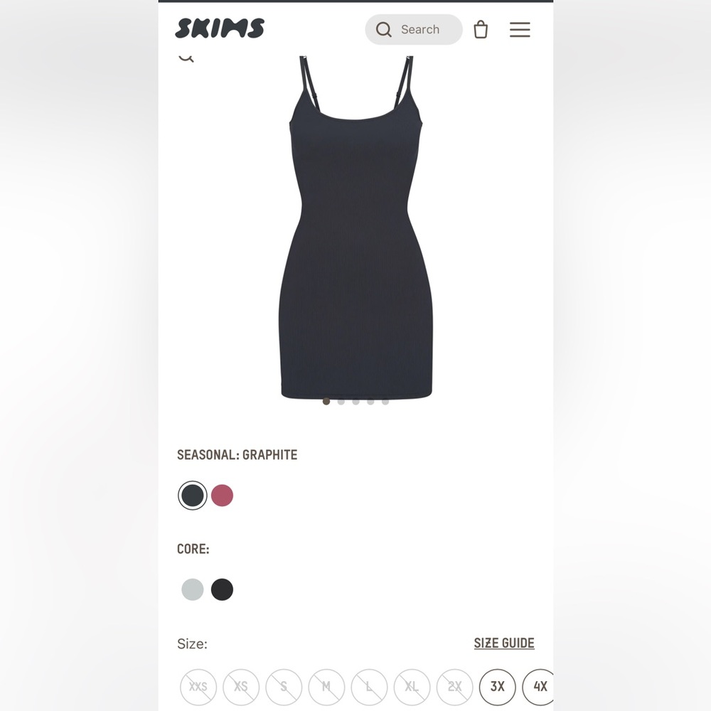SKIMS SOFT LOUNGE SLIP DRESS